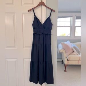 Navy maxi sundress